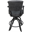 Pemberly Row Swivel Tilt Metal Counter Stool 24
