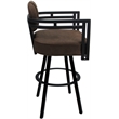 Pemberly Row Swivel Metal Counter Stool 26
