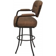 Pemberly Row Swivel Metal Bar Stool 30
