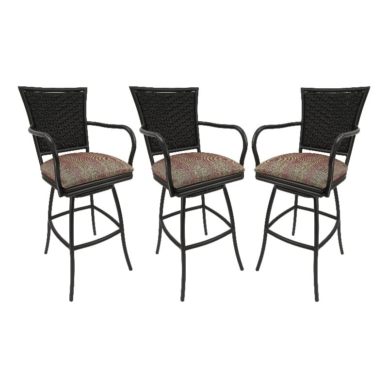 Pemberly Row Set of 3 in Outdoor Indoor Counter 26