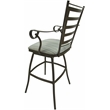 Pemberly Row Outdoor Patio Extra Tall Swivel Bar Stool 35