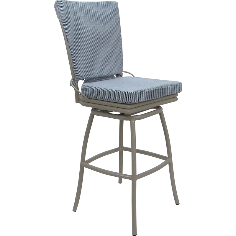 Pemberly Row Outdoor/Indoor Swivel Bar Stool 30