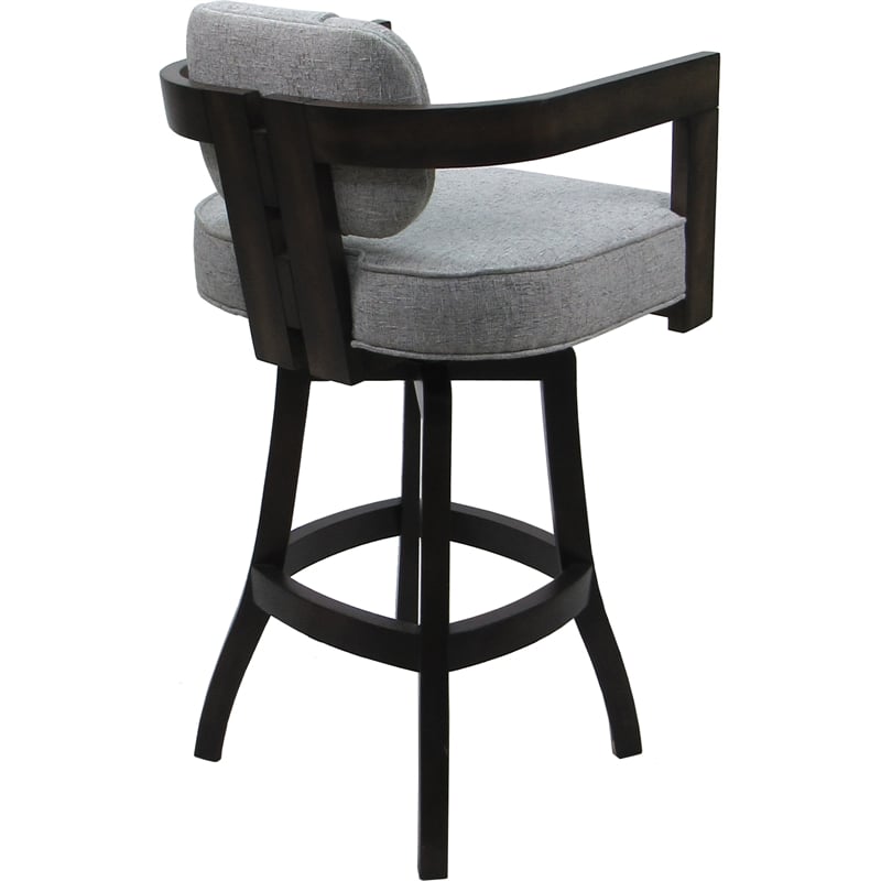 Pemberly Row Swivel Wood Bar Stool 30