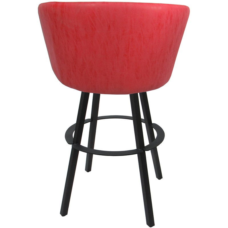 Pemberly Row Extra Tall Bar Stool Swivel Metal 34