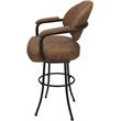 Pemberly Row Swivel Metal Bar Stool 30