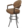 Pemberly Row Swivel Metal Bar Stool 30