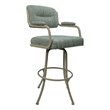 Pemberly Row Swivel Extra Tall Metal Bar Stool 34