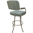 Pemberly Row Swivel Extra Tall Metal Bar Stool 34