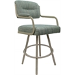 Pemberly Row Swivel Counter Metal Bar Stool 26