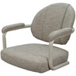 Pemberly Row Contemporary Swivel Metal Bar Stool 30