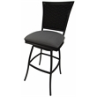 Pemberly Row 5-Piece Outdoor/Indoor Pub Set in Dark Gray/Black