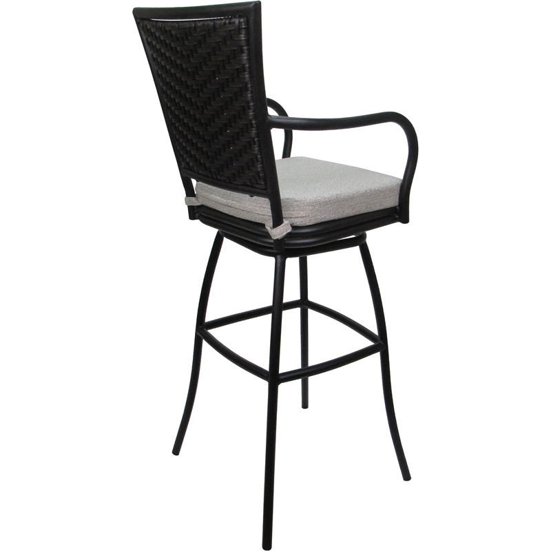 Pemberly Row Outdoor or Indoor Extra Tall Bar Stool 34