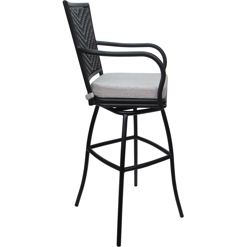 Pemberly Row Outdoor or Indoor Extra Tall Bar Stool 34