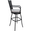 Pemberly Row Outdoor or Indoor Extra Tall Bar Stool 34