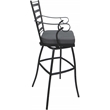 Pemberly Row Outdoor or Indoor Extra Tall Bar Stool 34