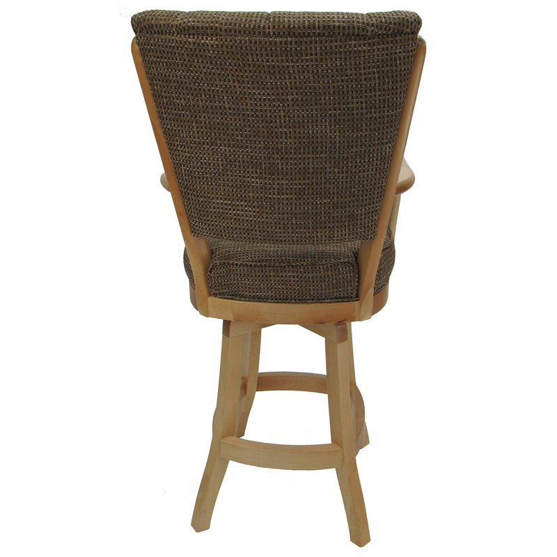 Pemberly Row Swivel Wood Counter Stool 26