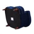 Pemberly Row Tufted Accent Chair with Nailhead Trim in Navy Blue