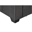 Pemberly Row Gray Fabric Sleeper Sofa with 2 USB Ports and 4 Accent Pillows