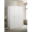 Pemberly Row White Engineered Wood 3-Door 46