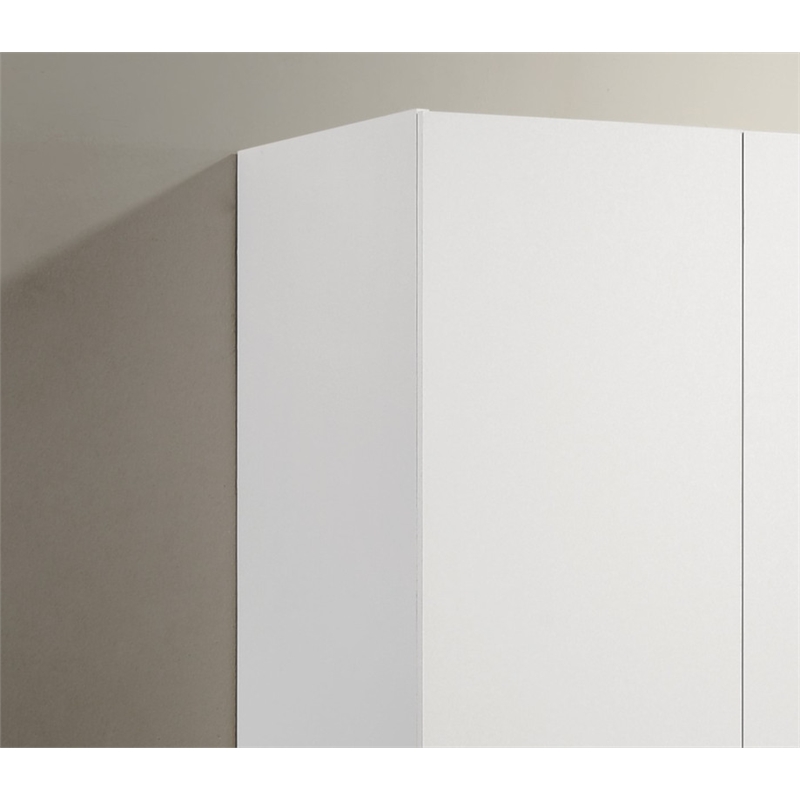 Pemberly Row White Engineered Wood 3-Door 46