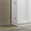 Pemberly Row 2-Door Engineered Wood Storage Cabinet with Shelves in White
