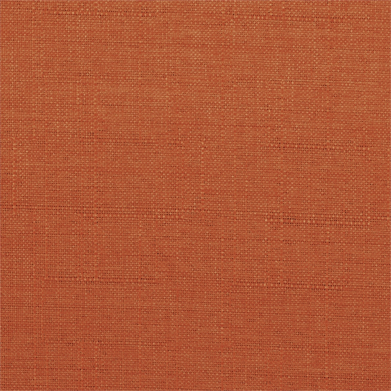 Pemberly Row Solid Rubberwood and Fabric Upholstered Accent Chair in Orange
