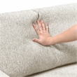 Pemberly Row Microfiber 2-Pc Sectional Sleeper With Reversible Chaise in Beige