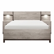 Pemberly Row 5-Piece Full Wall Bed Set in Light Gray (97 x 80.5 x 43.5H)