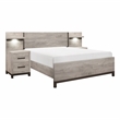 Pemberly Row 5-Piece Full Wall Bed Set in Light Gray (97 x 80.5 x 43.5H)