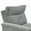 Pemberly Row 3-Piece Power Reclining Loveseat With USB & Cupholders in Dark Gray