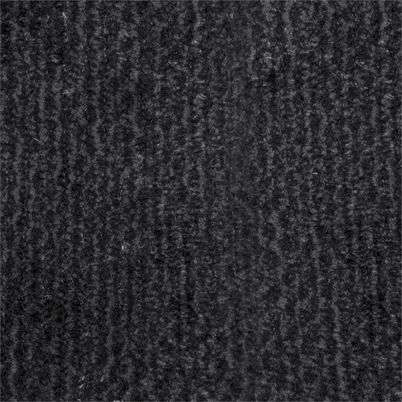 Pemberly Row Microfiber Wall-Hugger Double Reclining Loveseat in Dark Gray