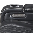 Pemberly Row Top-Grain Leather 3-Piece Power Reclining Set in Black