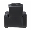 Pemberly Row Top-Grain Leather 3-Piece Power Reclining Set in Black