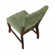 Pemberly Row Chenille Upholstered Dining Side Chair 250 lb Capacity in Olive