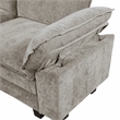 Pemberly Row Chenille Sofa with Reversible Loose Cushions in Dark Pewter
