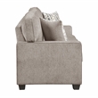 Pemberly Row Chenille Sofa with Reversible Cushions and 2 Pillows in Taupe