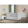 Pemberly Row 1-Drawer Transitional Wood Nightstand with Storage Cubby in White