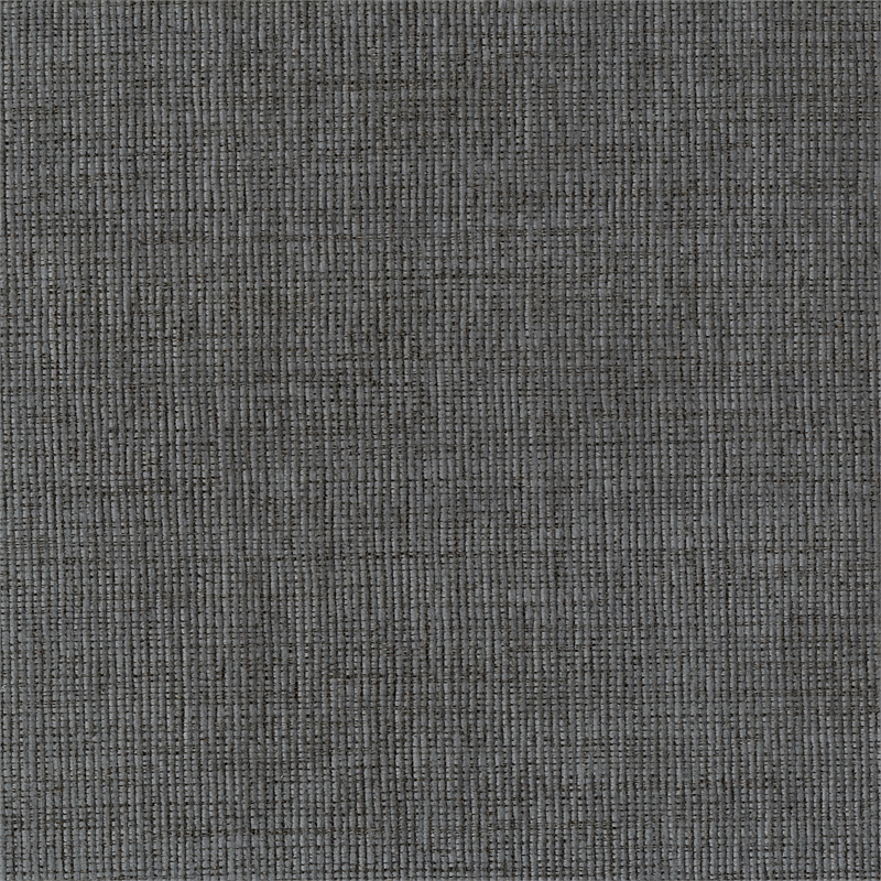 Pemberly Row Woven Chenille Accent Chair with Rubberwood Frame in Gray
