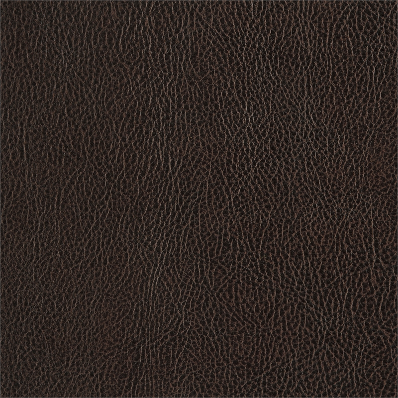 Pemberly Row Faux Leather 2-Piece Reclining Sofa Set with Cup Holders in Brown