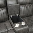 Pemberly Row 3-Piece Wood and Microfiber Reclining Sectional in Brownish Gray