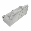 Pemberly Row Double Reclining Loveseat with LED & Speakers in Light Gray