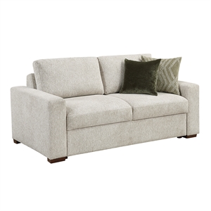 Pemberly Row Loveseat with Reversible Cushions & 2 Pillows in Sage Sand