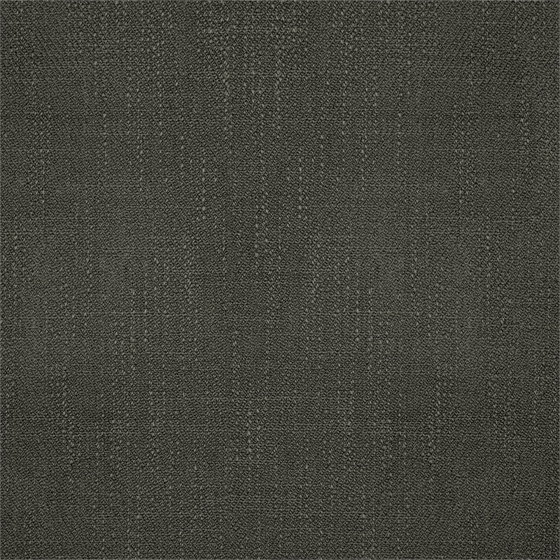 Pemberly Row Textured Wingback Accent Chair with Espresso Wood Legs in Dark Gray