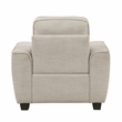 Pemberly Row Chenille Armchair with Reversible Cushions in Taupe