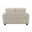 Pemberly Row Chenille 2-Piece Sofa and Loveseat Set with Pillows in Taupe