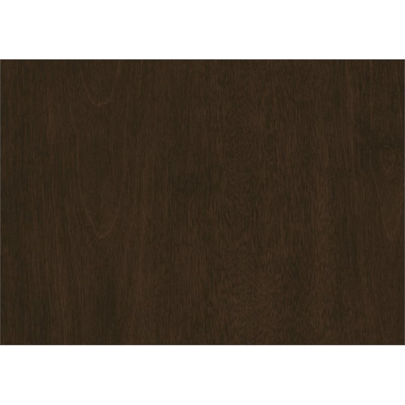 Pemberly Row Birch Veneer 1 Drawer End Table with Ball Bearing Glides in Cherry