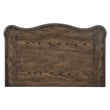 Pemberly Row Oak Veneer 3 Drawer Nightstand with Dovetail Joints in Brown Oak
