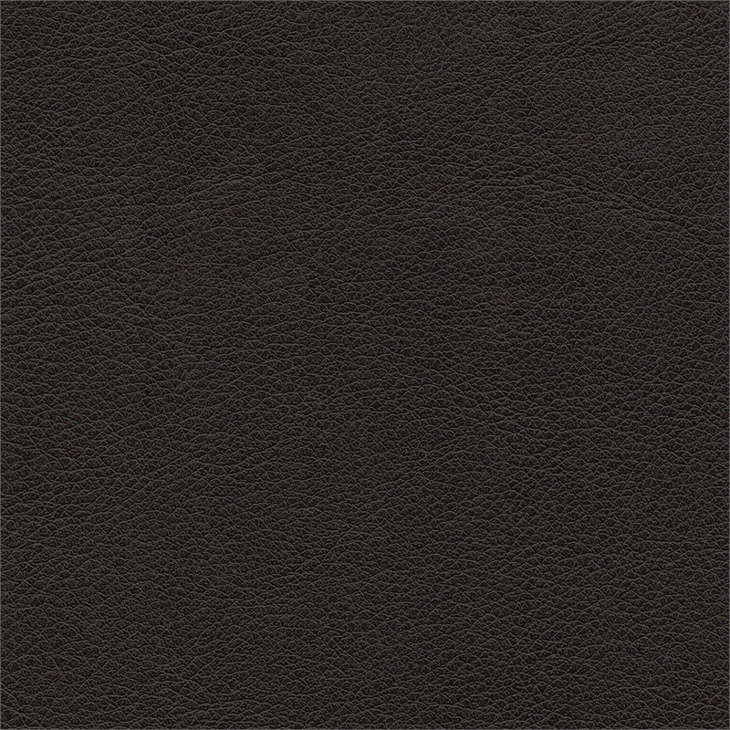 Pemberly Row Faux Leather Manual Reclining Chair with Pillow-Top Arms in Brown