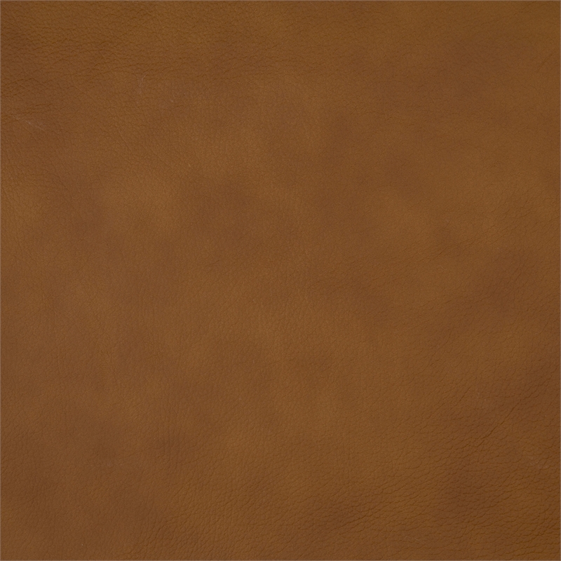 Pemberly Row Top-Grain Leather Power Reclining Sofa and Loveseat Set in Brown