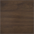 Pemberly Row Acacia Veneer Pub Height Table with Metal Footrest in Brown